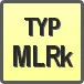 Piktogram - Typ: MLRk